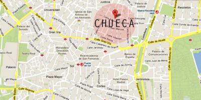 Madrid chueca map