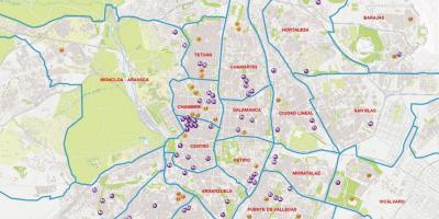 Barrio salamanca Madrid map